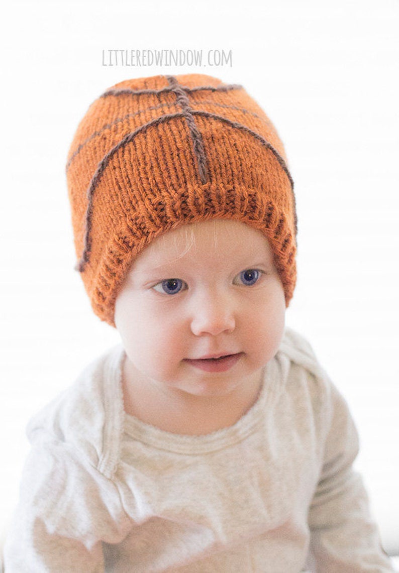 Baby Basketball Hat KNITTING PATTERN Sports Knit Hat Pattern Etsy