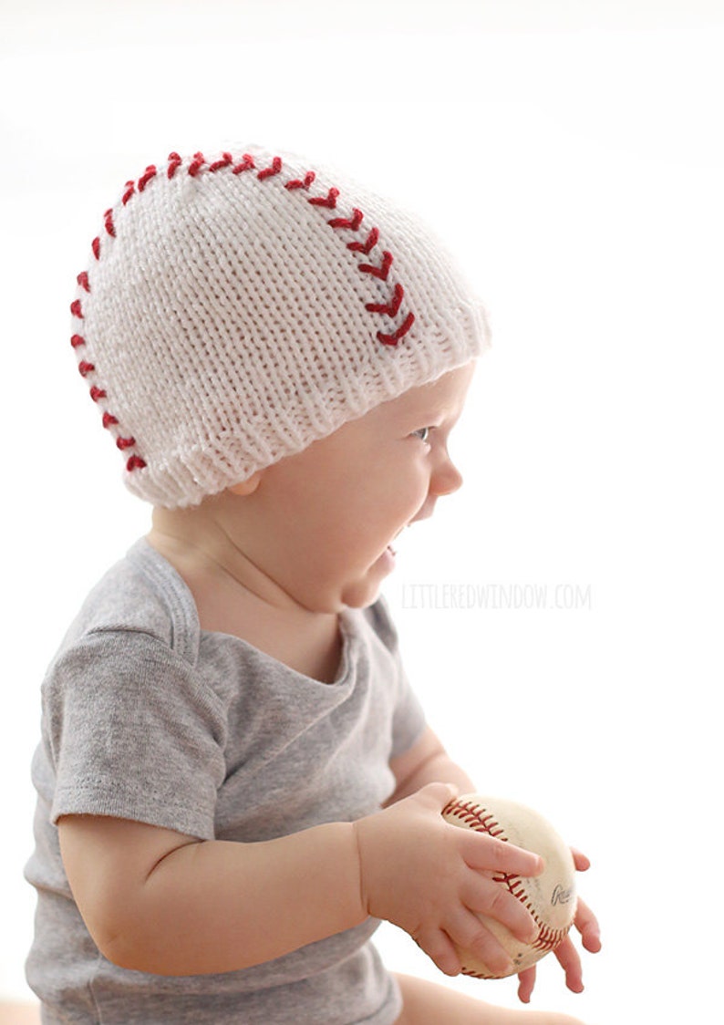 Baby Baseball Hat KNITTING PATTERN / Baseball Hat Pattern / Etsy