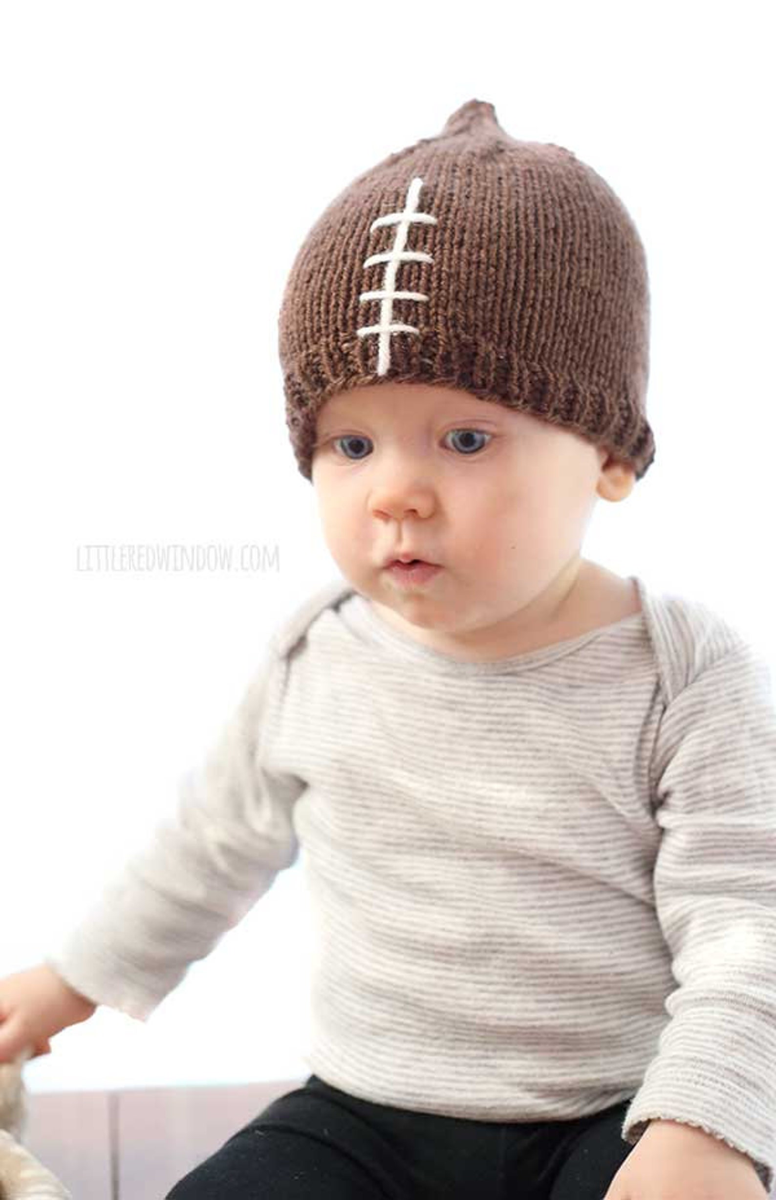 Football Hat KNITTING PATTERN / Knit Football Hat / Baby Etsy