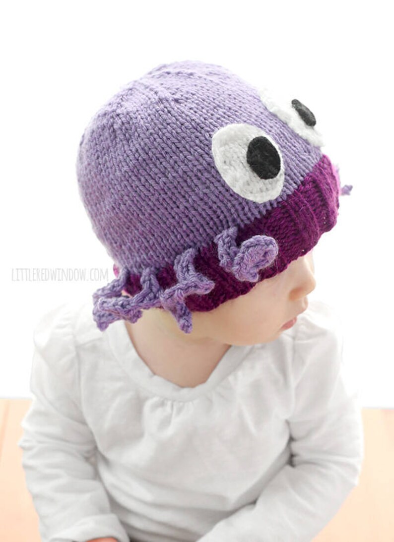 Octopus Hat KNITTING PATTERN / Octopus Pattern / Knit Octopus Etsy