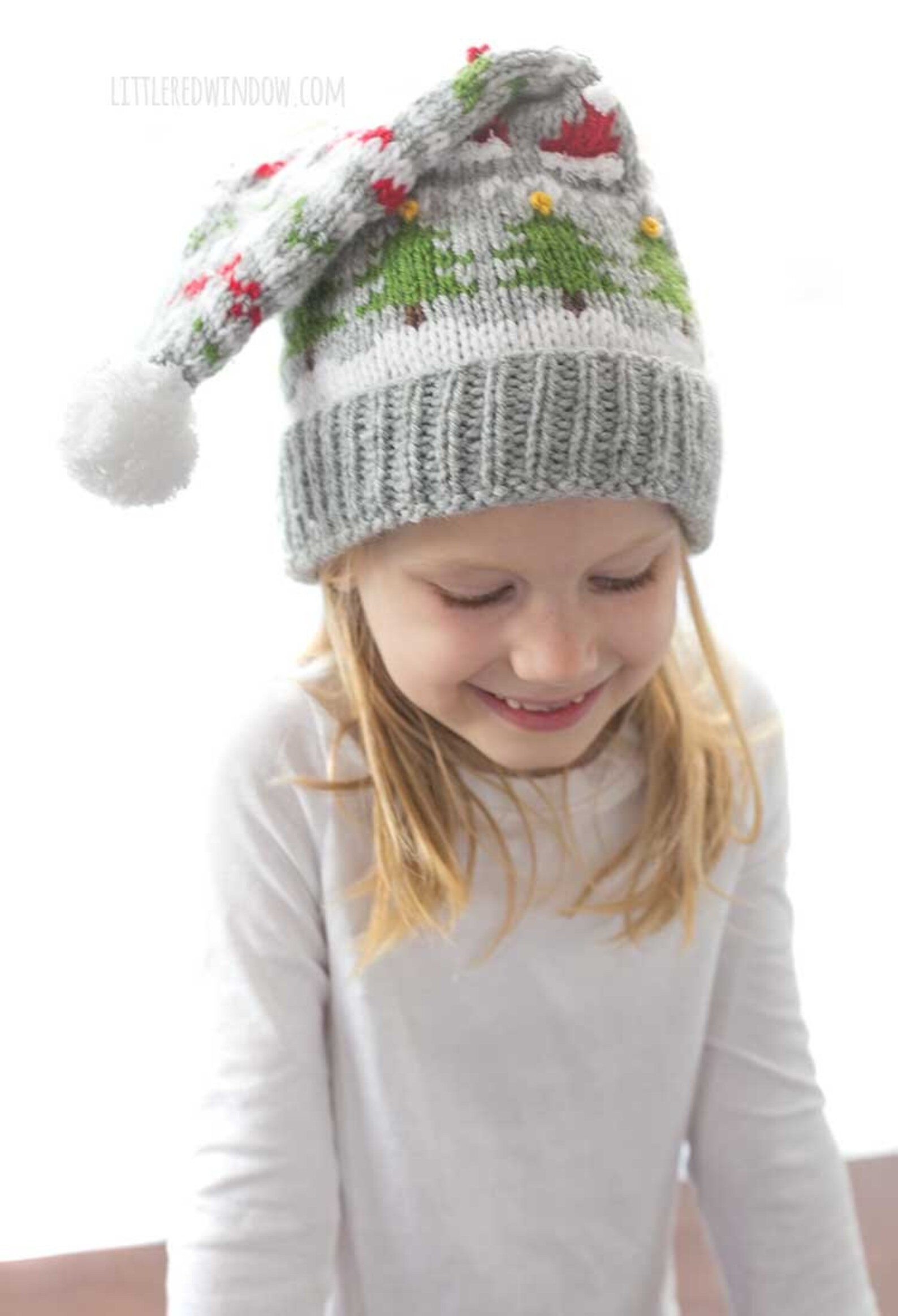 Christmas Stocking Cap KNITTING PATTERN / Christmas Fair Isle Etsy