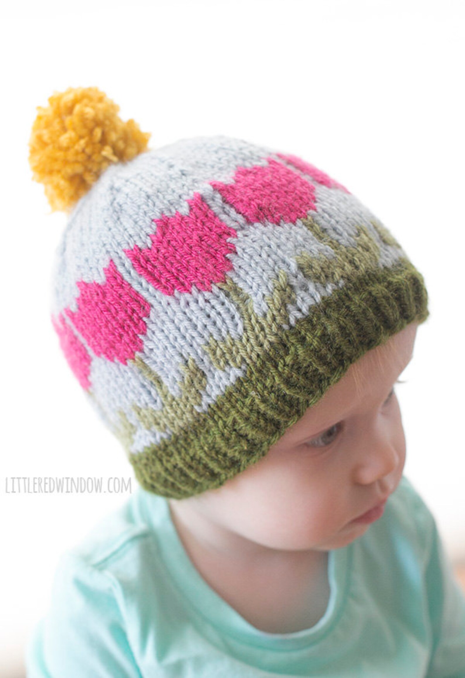 Tulip Hat KNITTING PATTERN / Flower Hat Pattern / Knit Flower Etsy