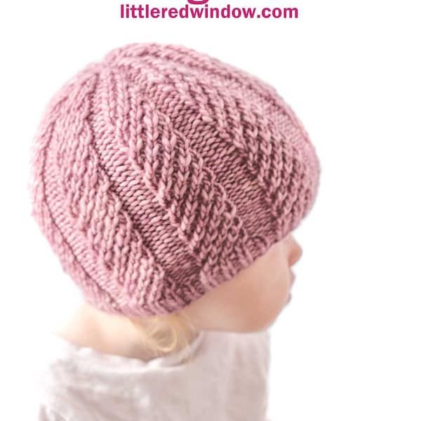 Rib Knit Knitting Pattern Etsy