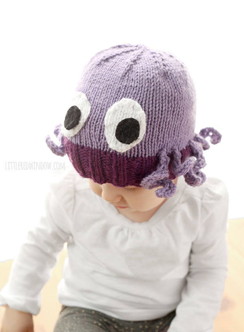 Octopus Hat KNITTING PATTERN / Octopus Pattern / Knit Octopus Etsy