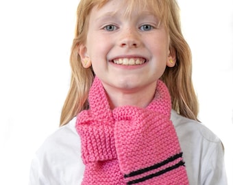 Crayon Scarf KNITTING PATTERN  (PDF Download) Back To School Knitting Pattern