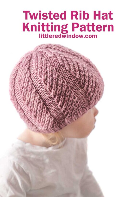 twisted rib hat