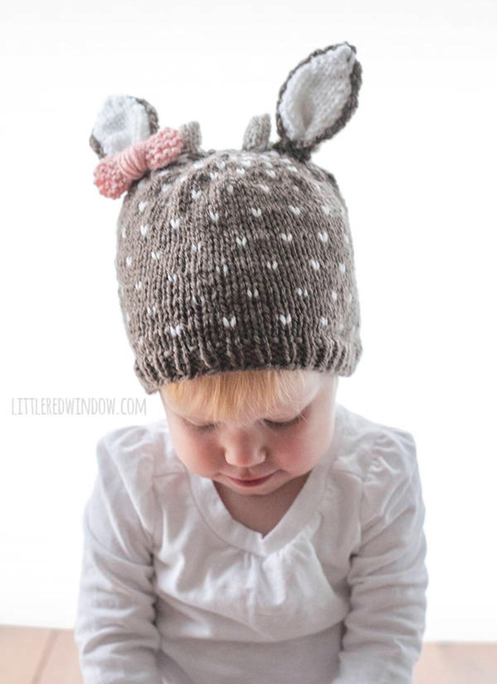 Little Deer Hat KNITTING PATTERN / Baby Girl Deer Hat / Baby Etsy Canada