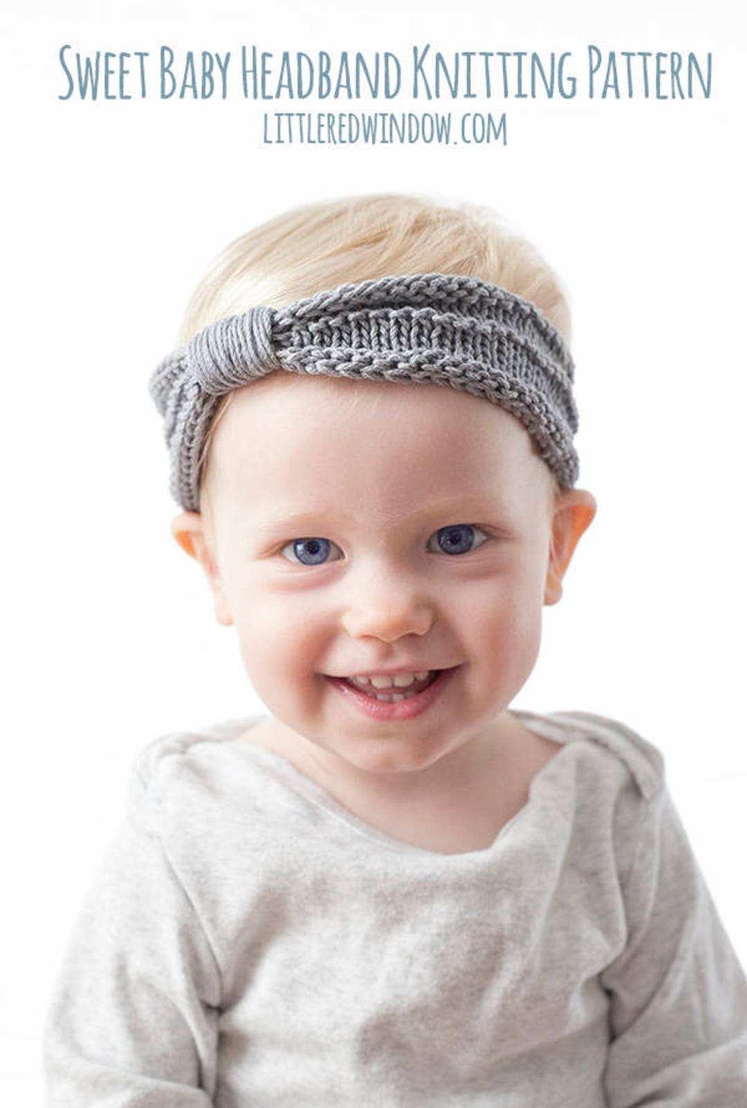 Baby Knit Headband KNITTING PATTERN / Knit Baby Headband / Etsy