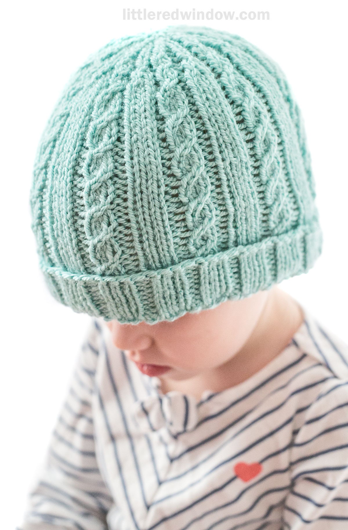Alternating Rib Hat KNITTING PATTERN / Ribbed Hat Pattern / Cable Hat ...