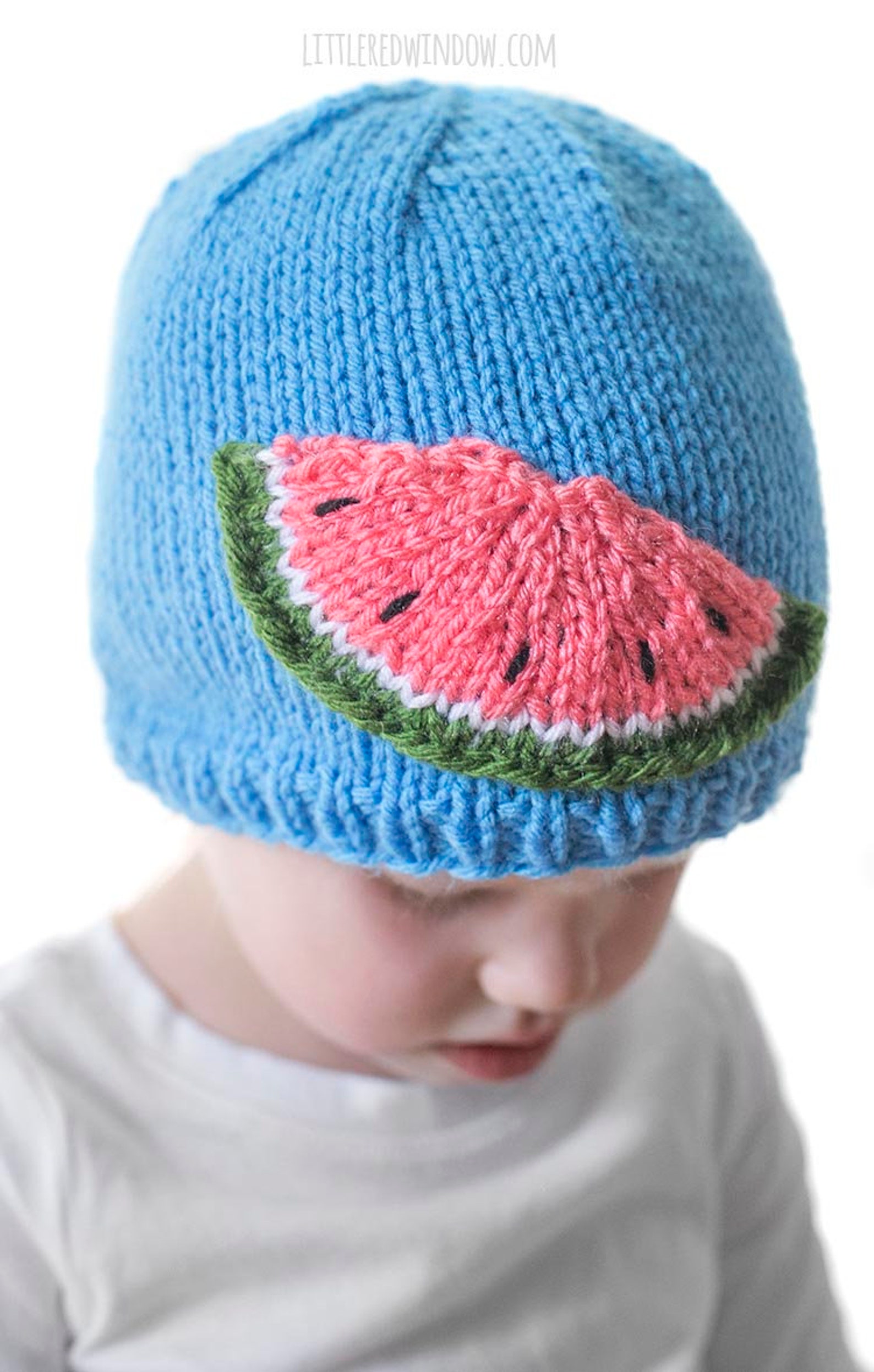 Watermelon Slice Hat KNITTING PATTERN // Watermelon Hat Etsy