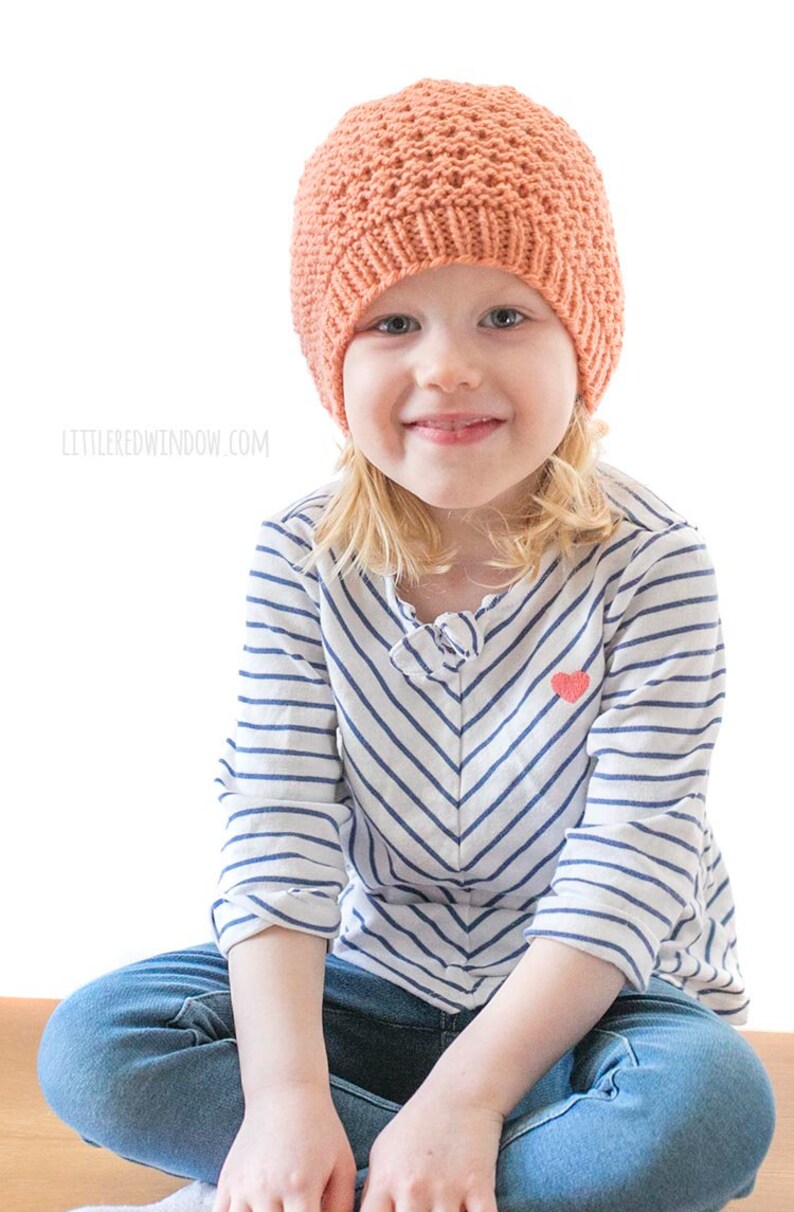 Lace Grid Hat KNITTING PATTERN / Easy Lace Hat Pattern / Lace Etsy