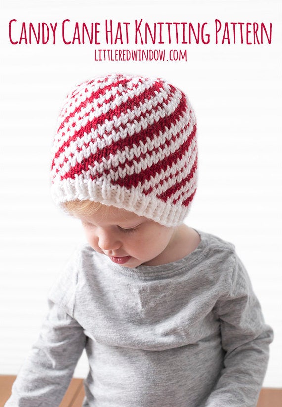Baby Candy Cane Hat KNITTING PATTERN Candy Cane Pattern Etsy Impressive Baby Hat Knitting Pattern Baby Candy Cane Hat KNITTING PATTERN Candy Cane Pattern Etsy Impressive Baby Hat Knitting Pattern