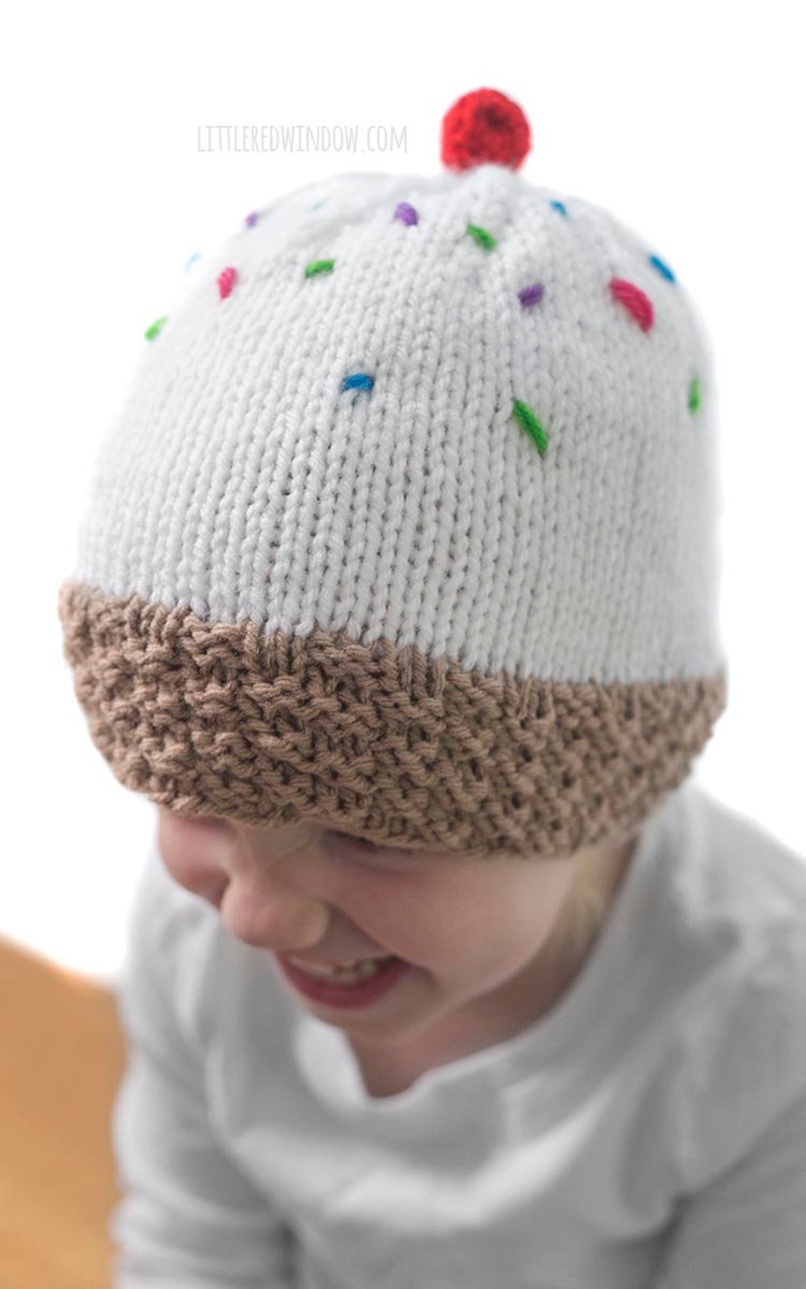 Ice Cream Cone Hat KNITTING PATTERN // Ice Cream Hat Pattern Etsy