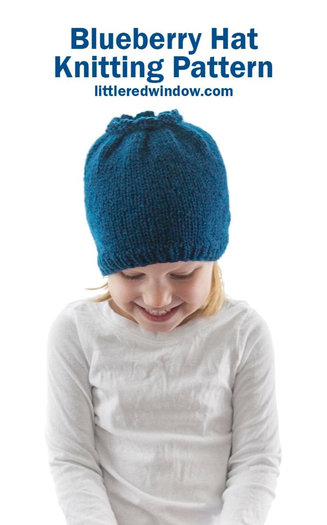 Blueberry Hat KNITTING PATTERN / Blueberry Baby Hat Pattern / Etsy