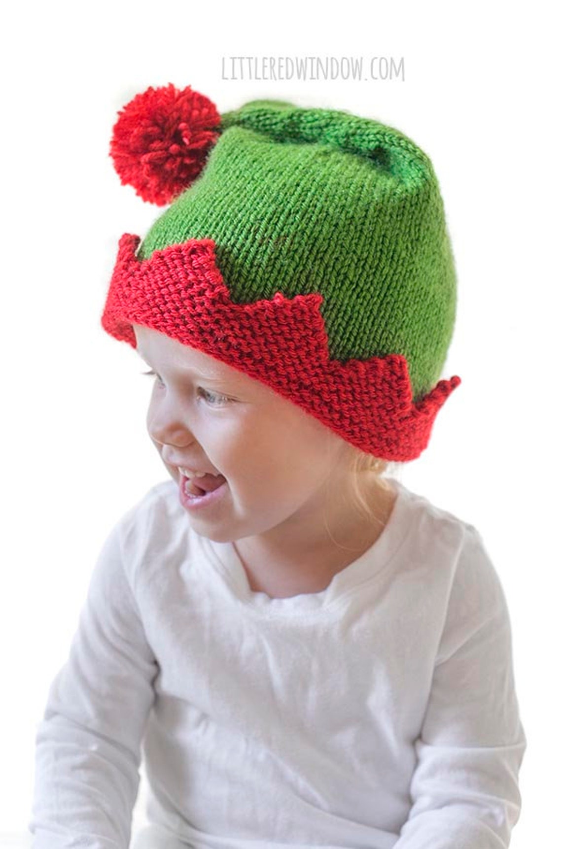 Christmas Elf Hat KNITTING PATTERN / Baby Elf Hat Pattern / Etsy