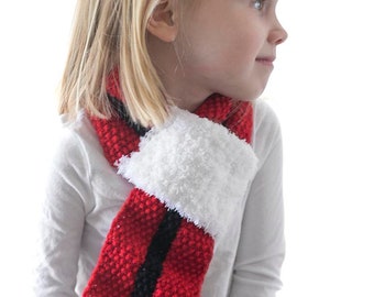 Leuchtender Schal Weihnachtsschal Mit Leuchtfunktion | Rot-weißes Punktmuster Mit Hirsch, Quasten, Für Damen & Herren Festlich & Warm Roter