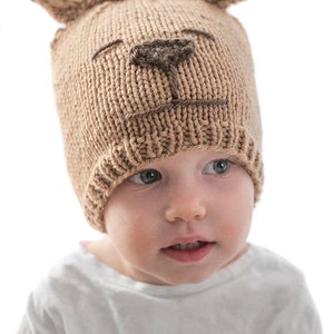 Alpaca Hat KNITTING PATTERN / Alpaca Pattern / Baby Llama Hat / Llama Pattern / Alpaca Baby Hat / Newborn Photo Prop / Knit Alpaca Hat image 5