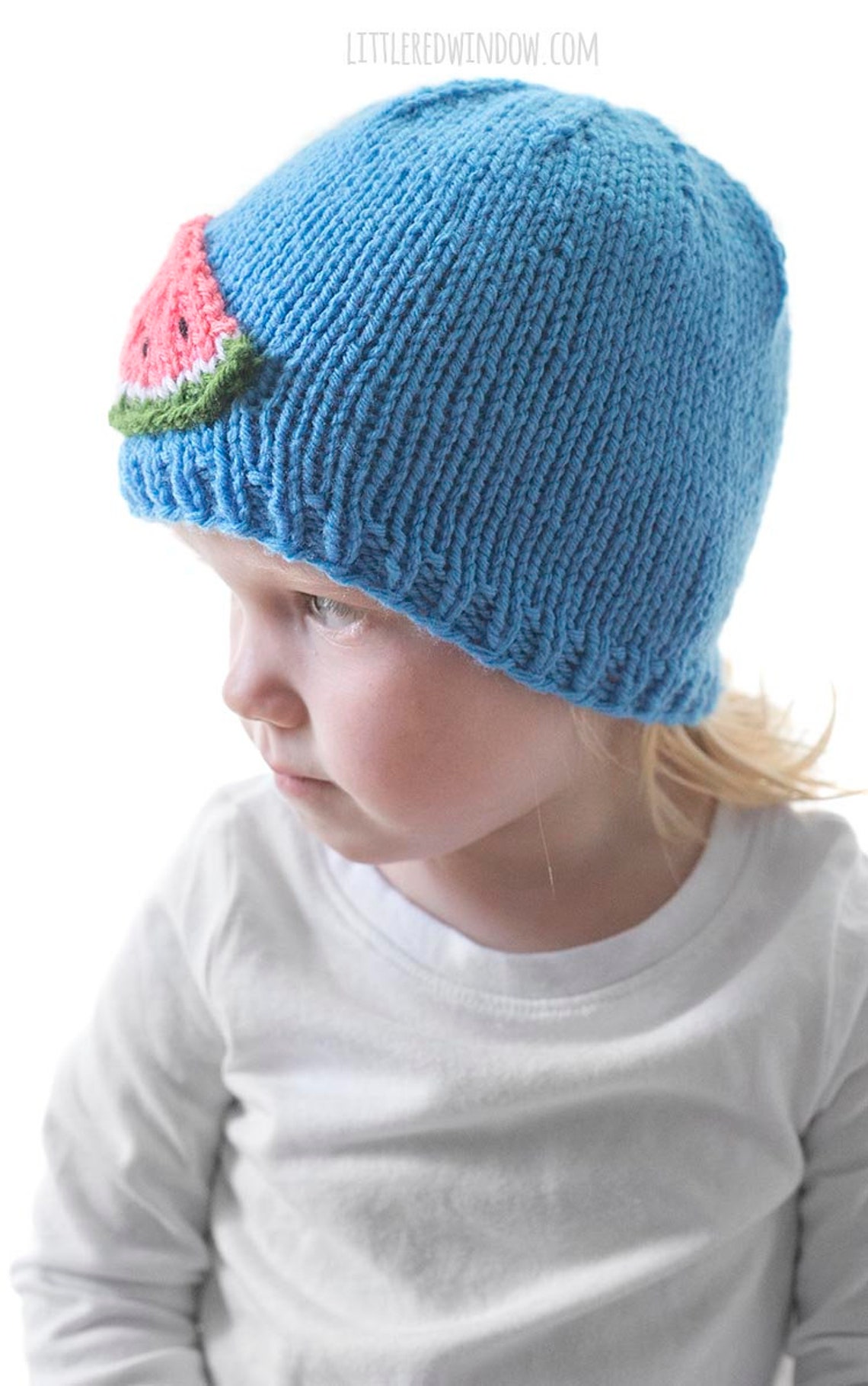 Watermelon Slice Hat KNITTING PATTERN // Watermelon Hat Etsy