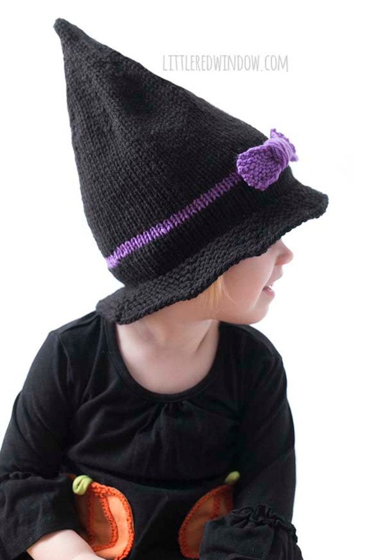 Little Witch Hat KNITTING PATTERN / Witch Hat Pattern / Knit Etsy