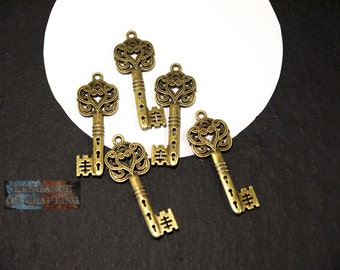 Charm Key, Charms Keys, pendant, jewellery, jewellery making, craft material, accessory, jewellery material, making, creation