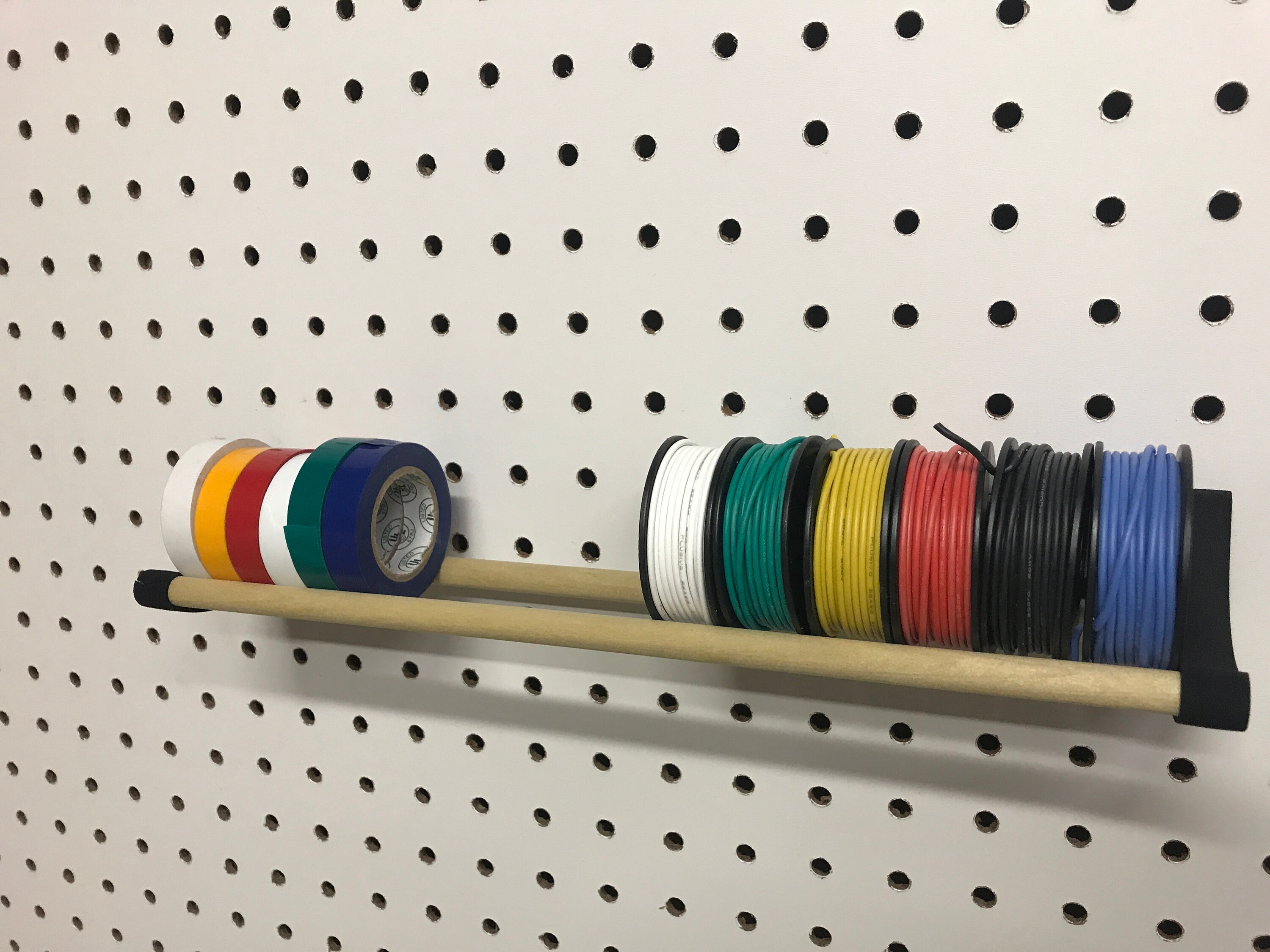 Pegboard tape and roll organizer hooks Etsy