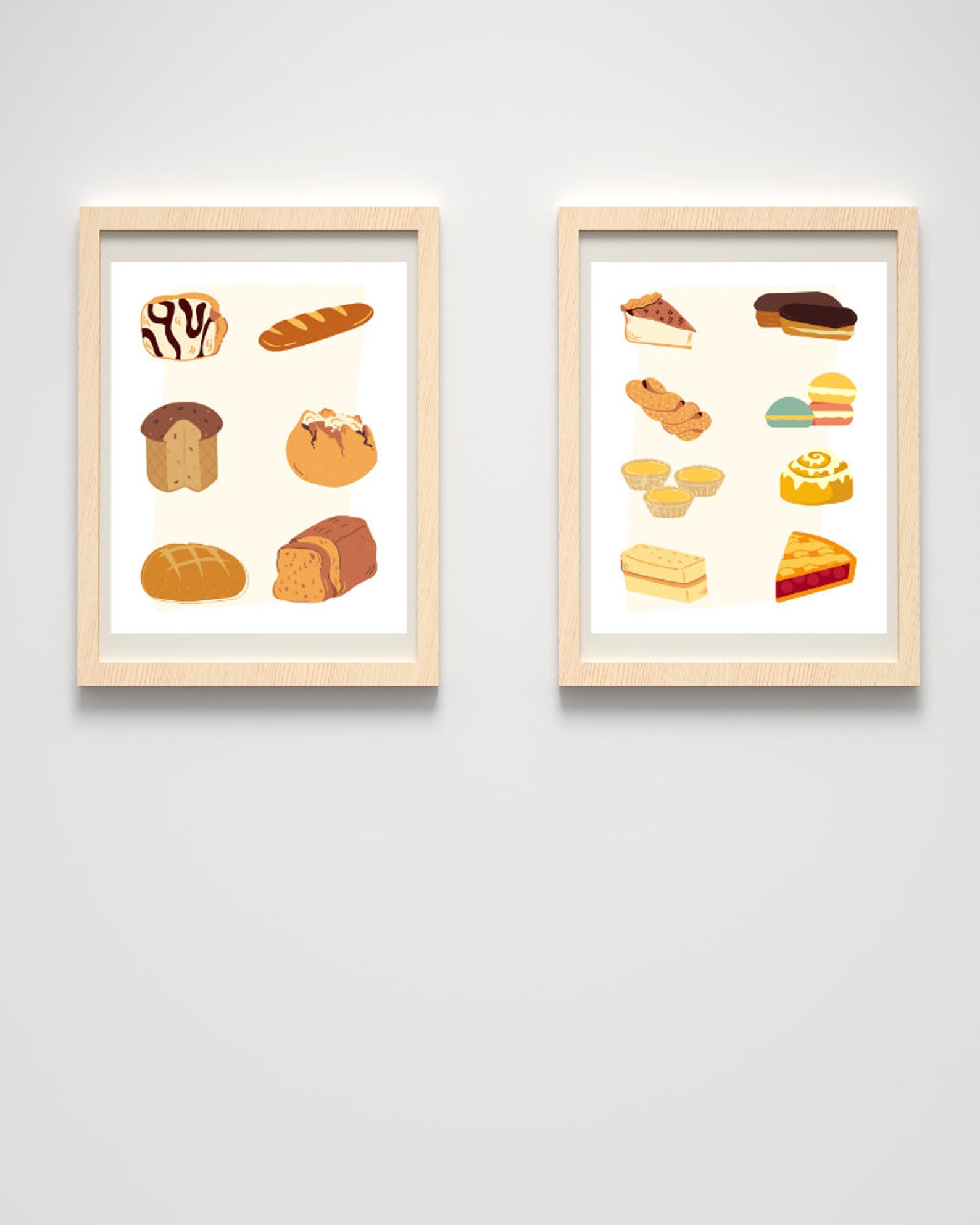 Kitchen Art Set Kitchen Decor Kitchen Gifts Baking Decor Etsy