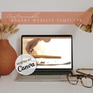 Websitesjabloon voor esthetisch café | Canva-websitesjabloon | Restaurantsjablonen | Boerderij-tot-bordbedrijf | Minimalistische websitesjabloon