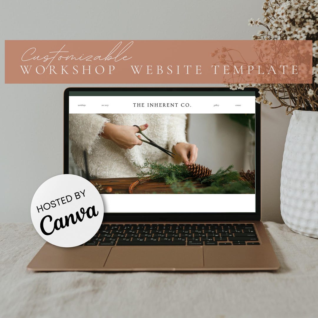Minimalist Farm Website Template Canva Website Template Homestead