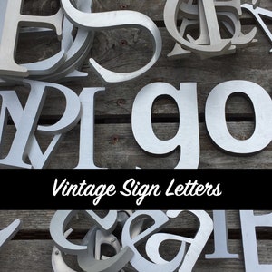 Vintage Small Aluminum Mailbox Letters Stand up Aluminum Address