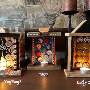 Handmade Altar Shrines | Recycled Material | Devotional ar, Mini Ofrendas Day of the Dead Folk Art, Wall & Table Display, 3 different works