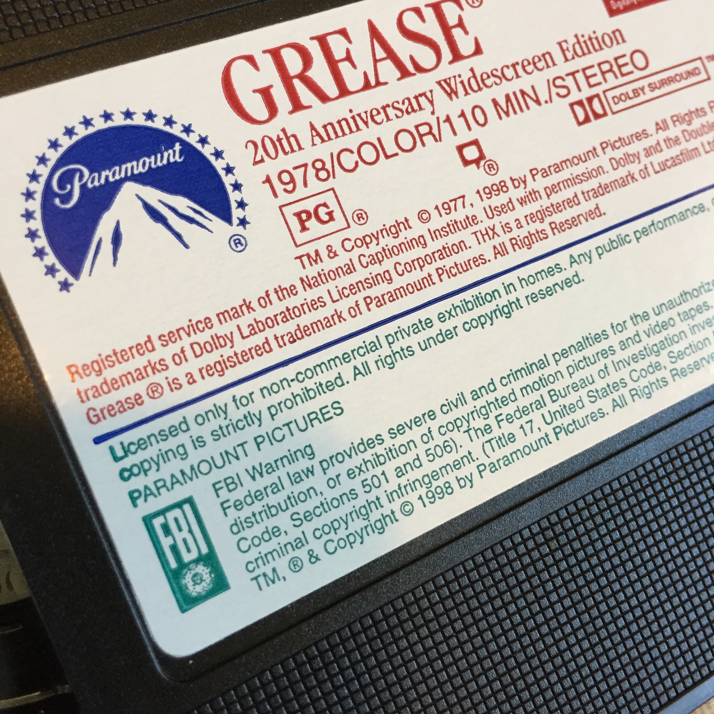 80s Grease & Xanadu VHS Tapes Olivia Newtonjohn Video 90s Etsy Canada