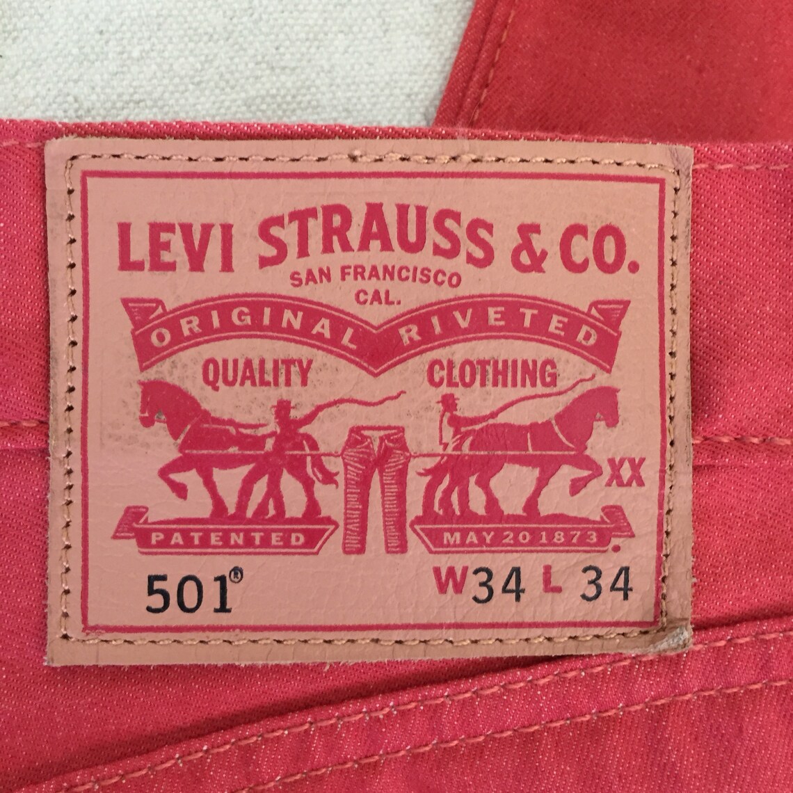levis 501 patch