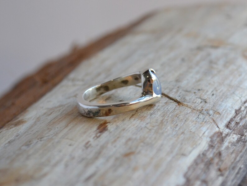 Bright Ellensburg Blue Ring in Sterling Silver, Size 6 1/2 Etsy