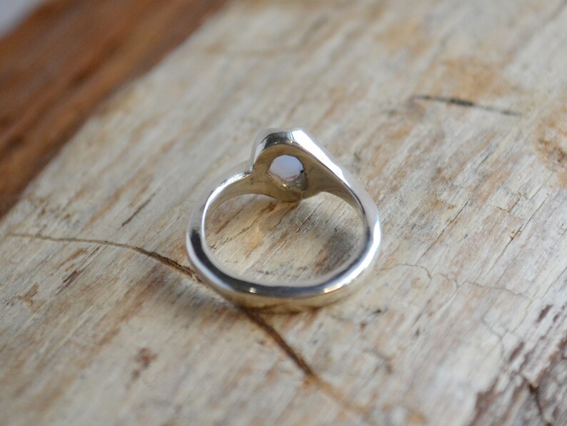 Bright Ellensburg Blue Ring in Sterling Silver, Size 6 1/2 Etsy