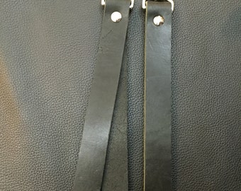 Leather Slapper w/quick snap (For Consensual Kink Play)