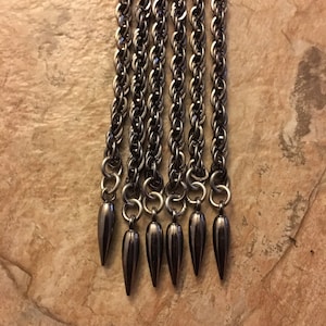 Set of TWO matching or different ChainMail Floggers For Consensual Kink Play image 5