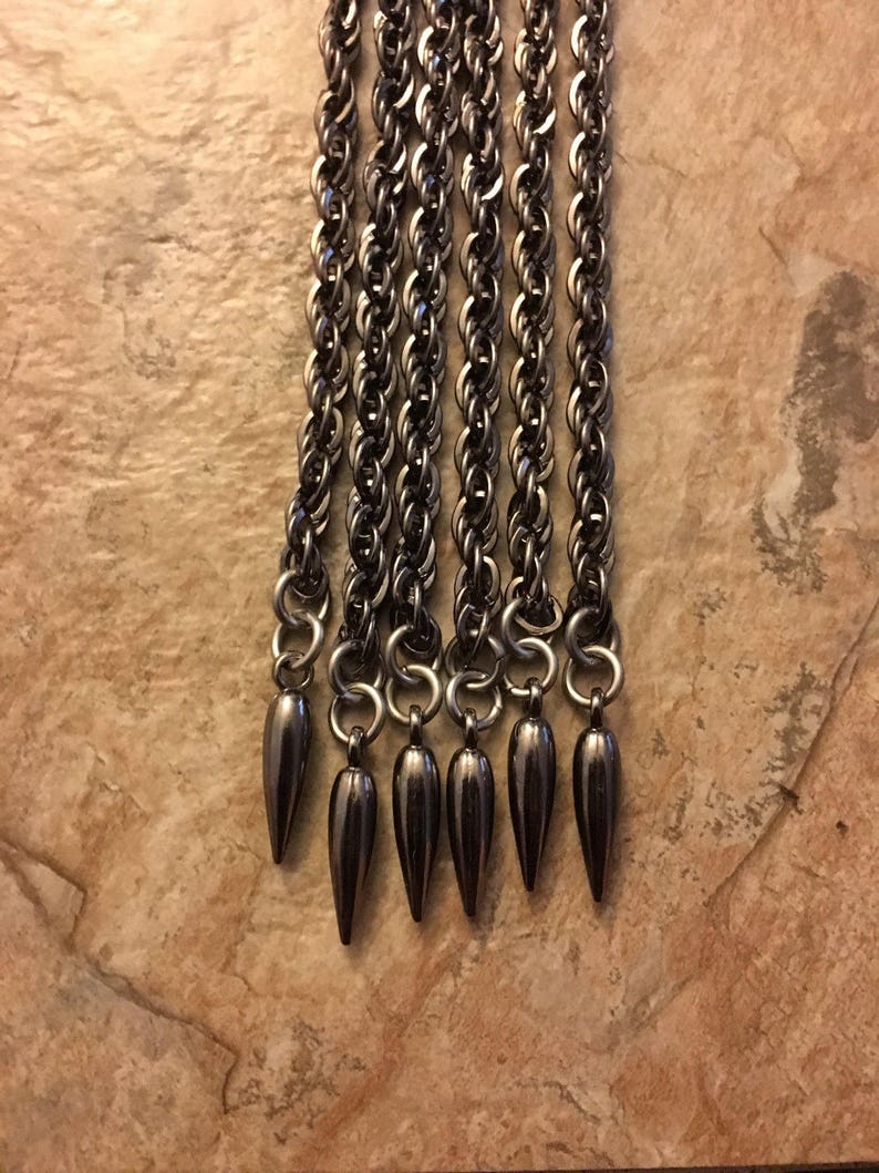 Set of TWO matching or different ChainMail Floggers For Consensual Kink Play image 5