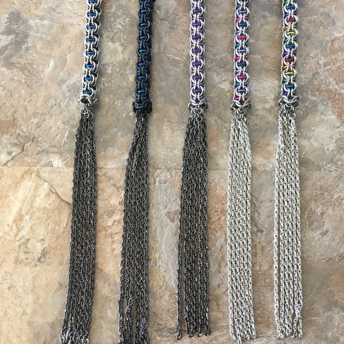 Chain Mail Flogger - #BlackwoodCreations Renaissance Faire Pirate Bestseller