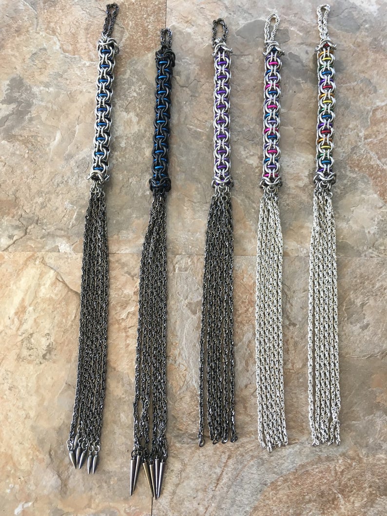 Chain Mail Flogger (For Consensual Kink Play) 