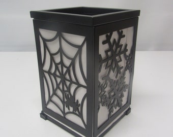 party lite magnetic changeable lantern halloween christmas decor