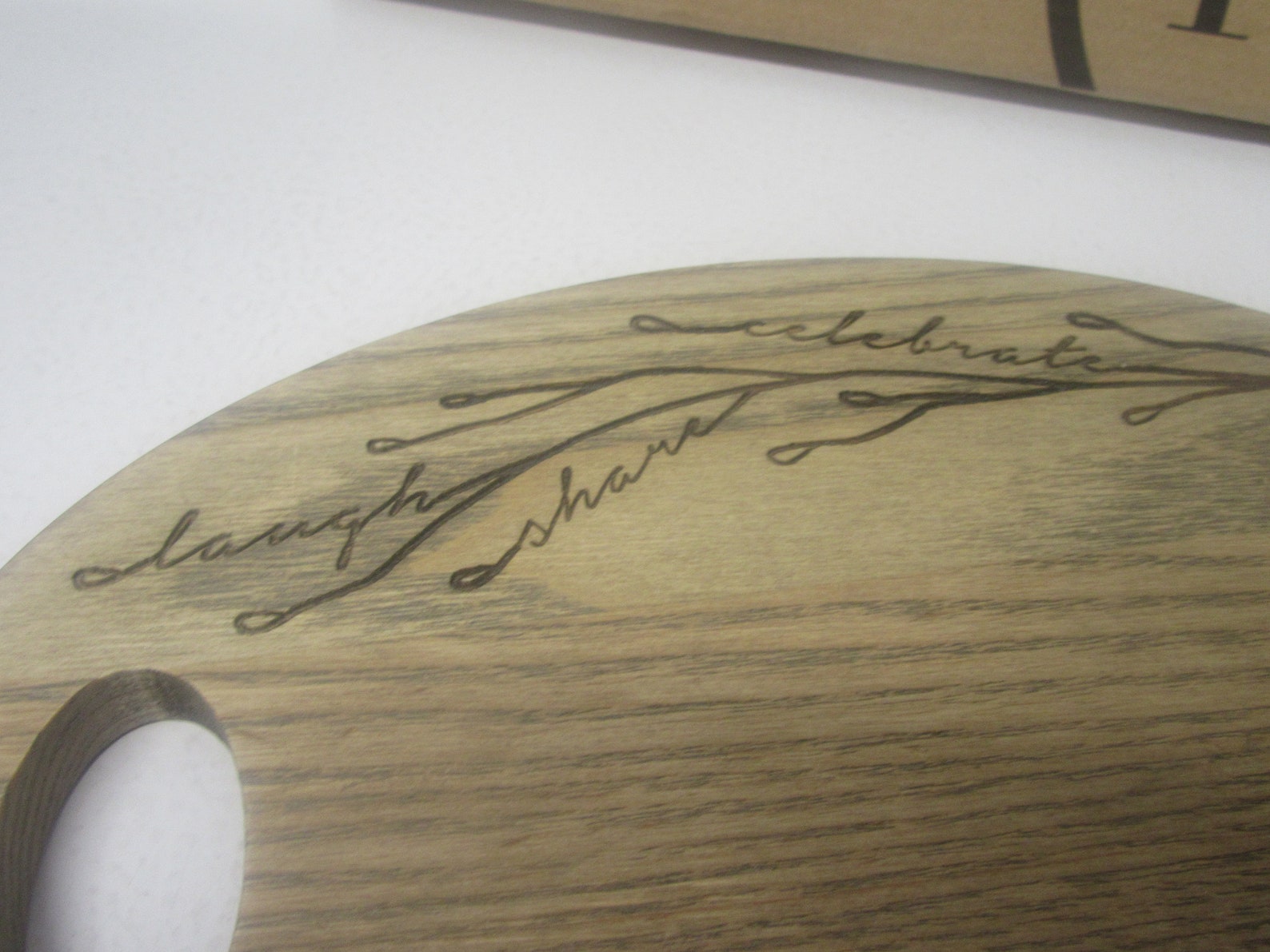 Pampered Chef Ash Wood Cheese Cutting & Display Board With Etsy