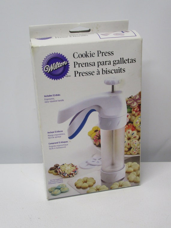 Wilton Cookie Press 12 Designs Etsy