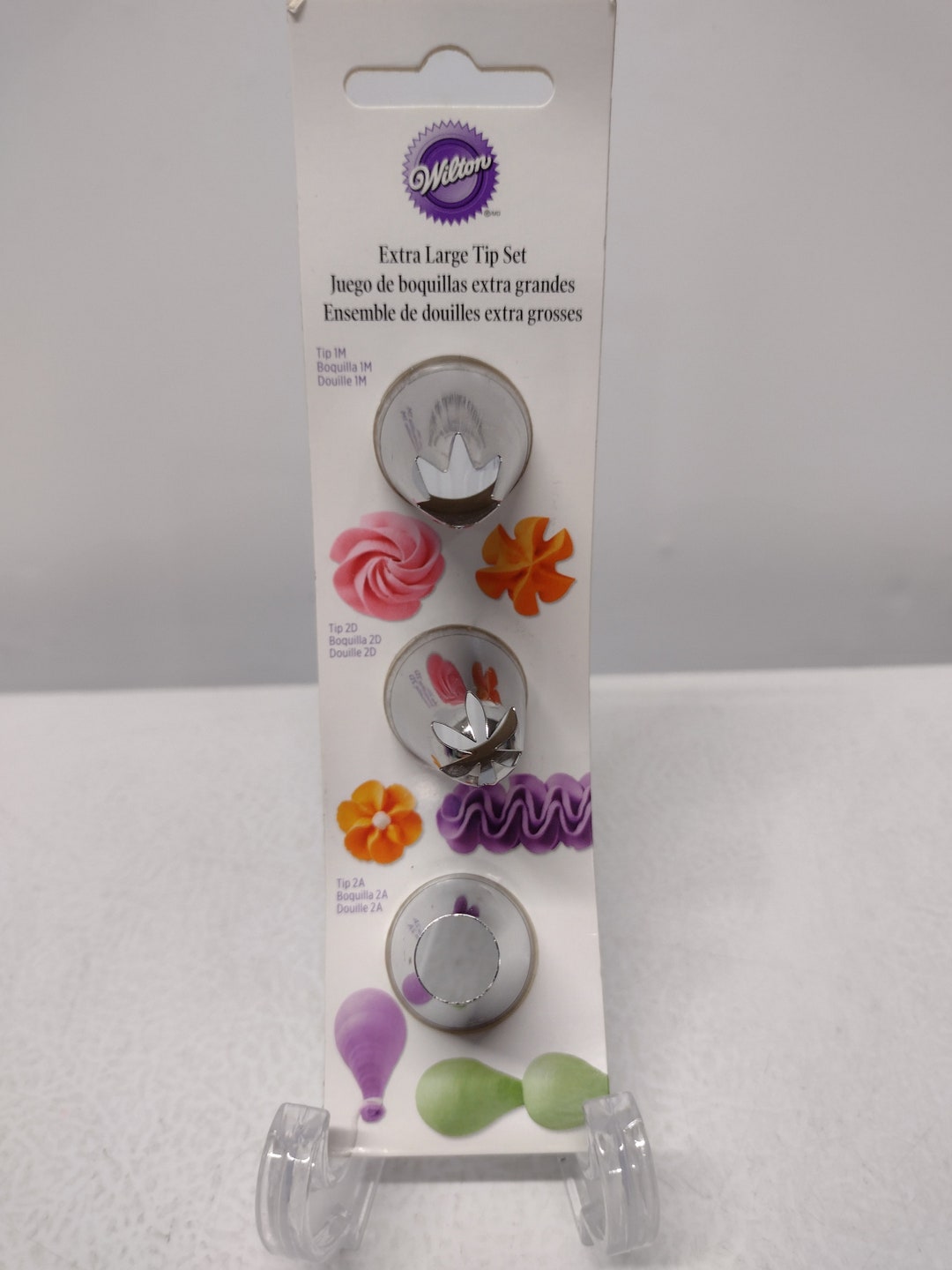 Wilton Cake Decorating Tips Extra Large, 3ct 1M, 2D, 2A Etsy