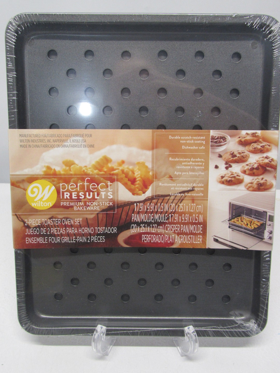 Wilton Perfect Results Premium Nonstick 2piece Toaster Oven Etsy