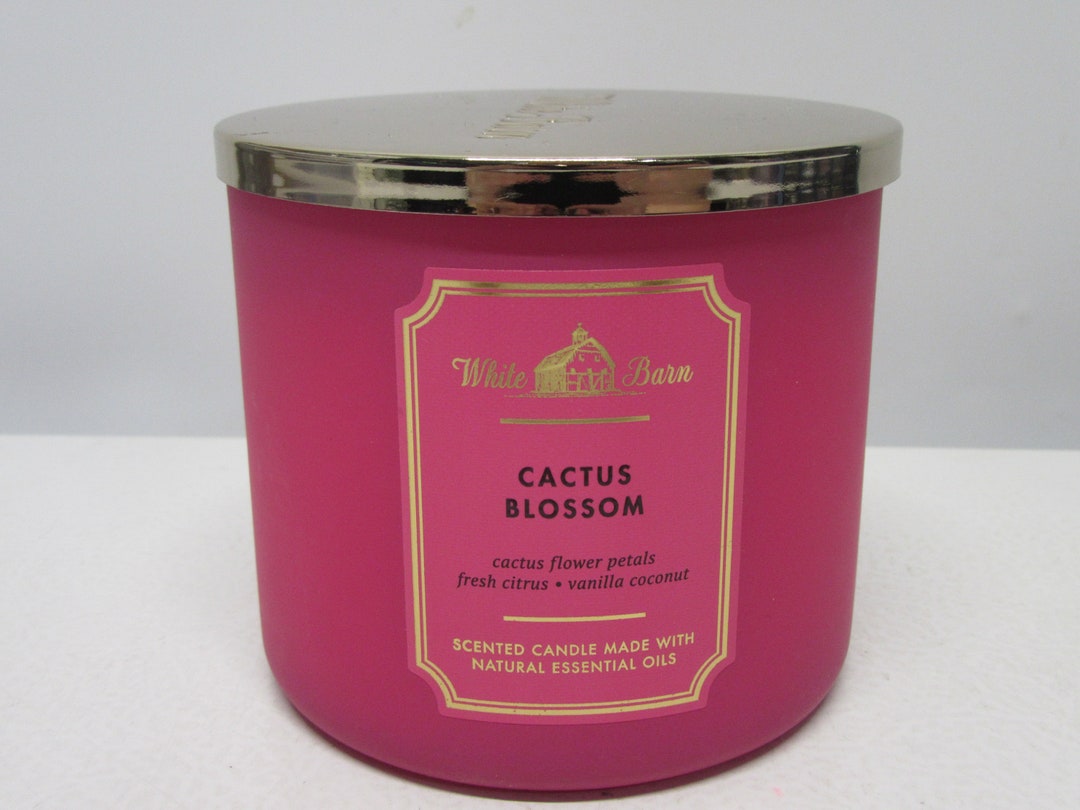 Bath & Body Works White Barn Cactus Blossom Triple Wick Jar Candle 14.5oz Etsy