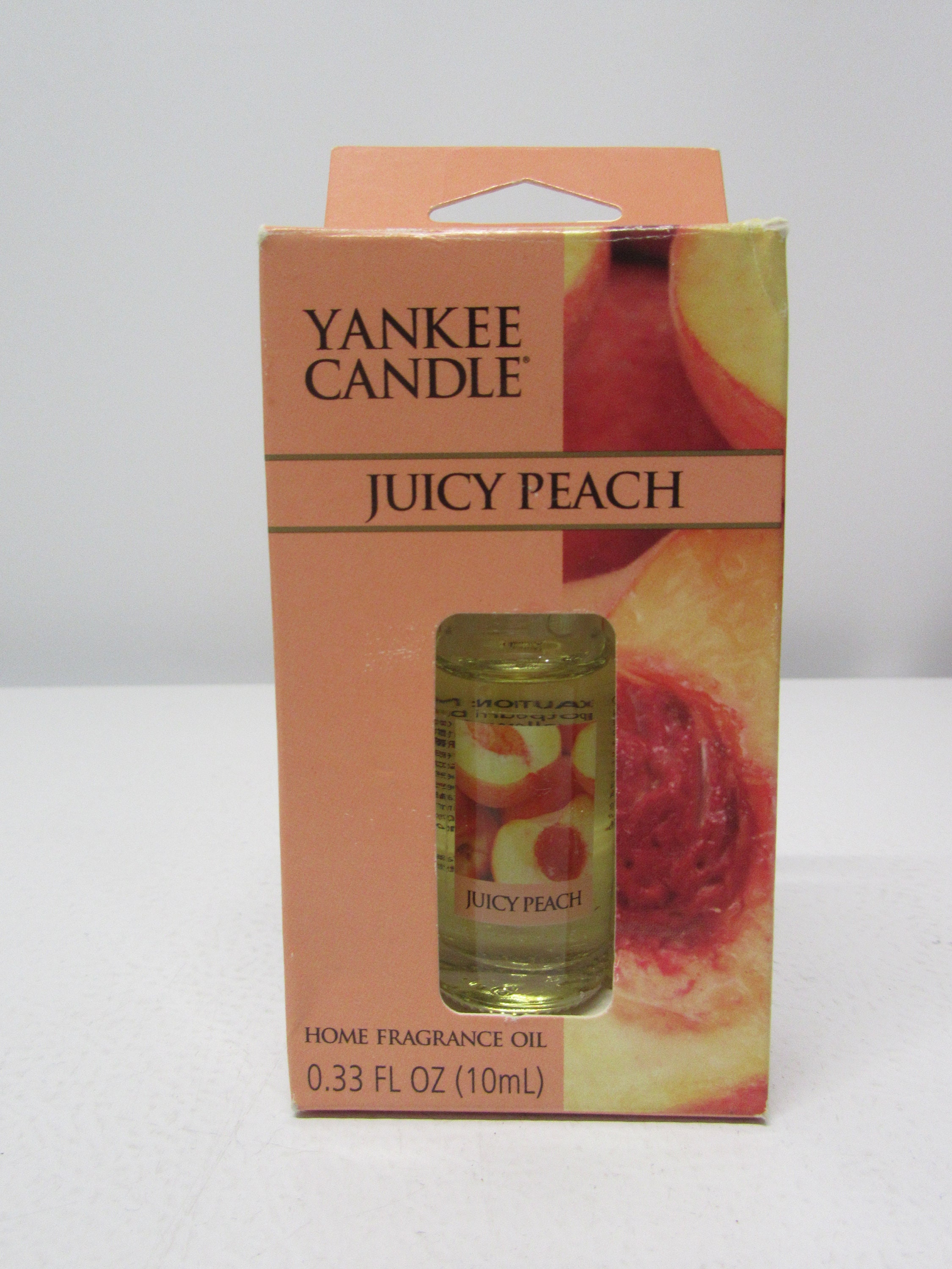 Yankee Candle Home Fragrance Oil Juicy Peach, 0.33fl.oz/10ml 