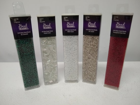 Seed Beads Tube Bead Bugles Glass Seed Beads Colorful - Temu