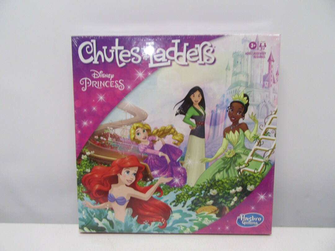 Hasbro Chutes & Ladders Board Game Disney Princess Edition Etsy