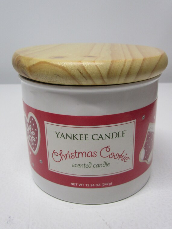 Yankee Candle Christmas Cookie Candle Crock Etsy