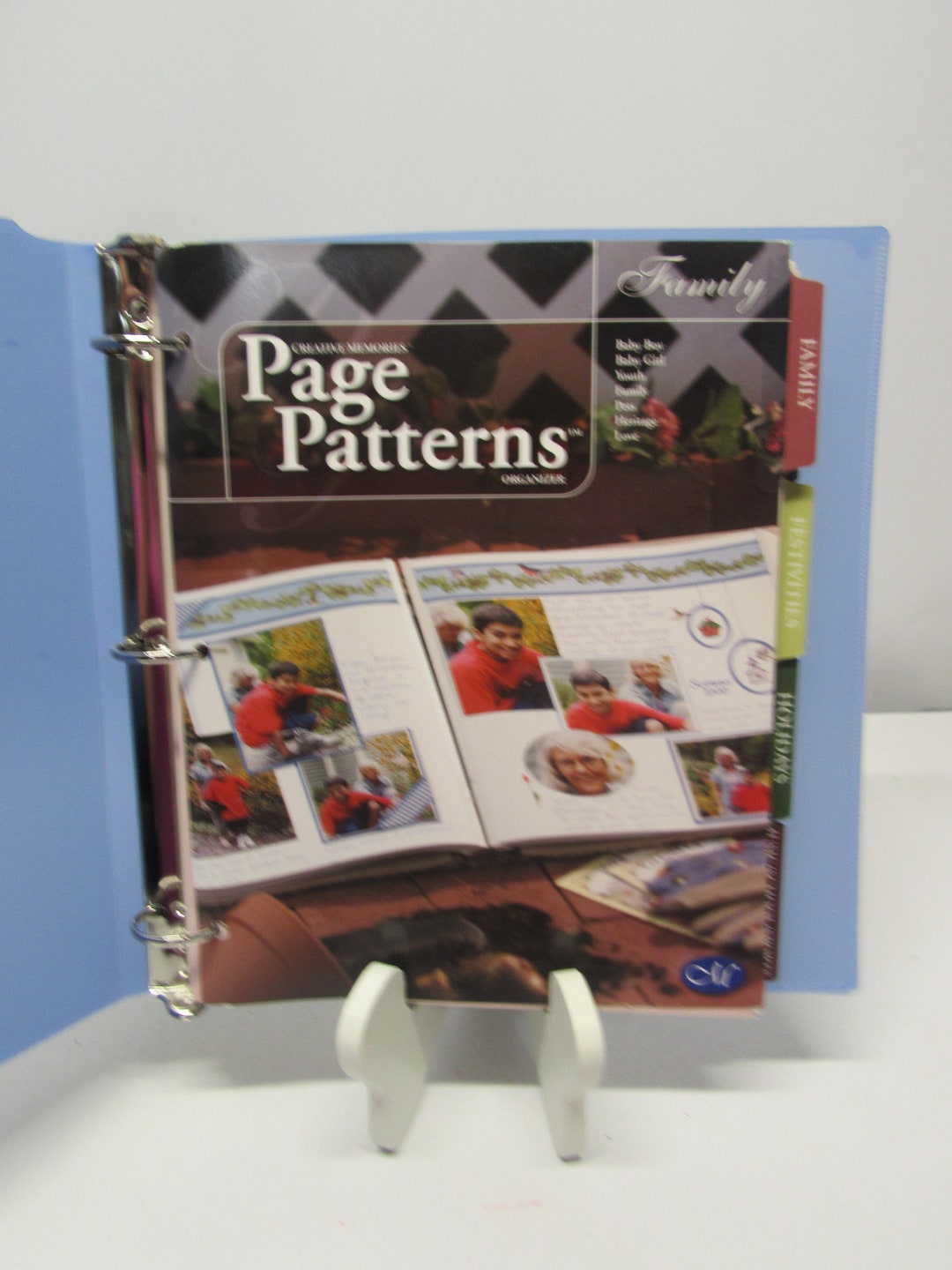 Creative Memories Page Patterns Design Portfolio Binder Etsy